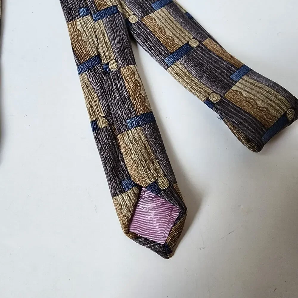 Jimmy V Tie Mens Necktie 100% Silk Chris Berman Collection Three Made In USA